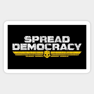 Spread Democracy Sticker